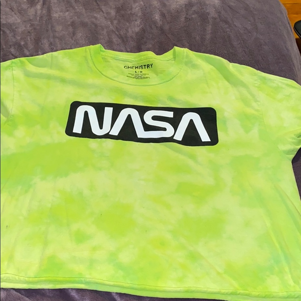 NASA cropped shirt
